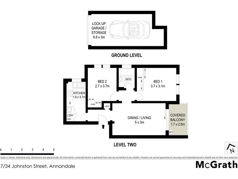 7/34 Johnston Street, Annandale NSW 2038 Floorplan