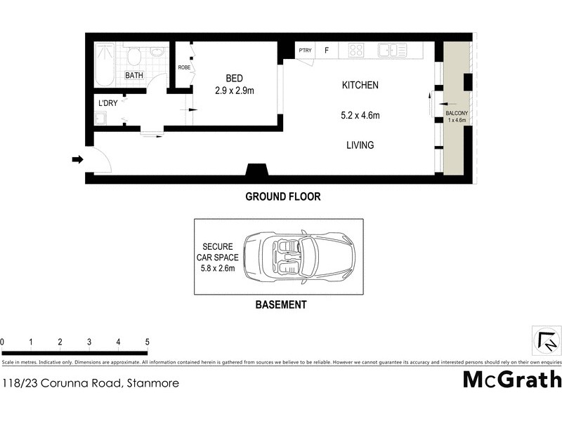 118/23 Corunna Road, Stanmore NSW 2048 Floorplan