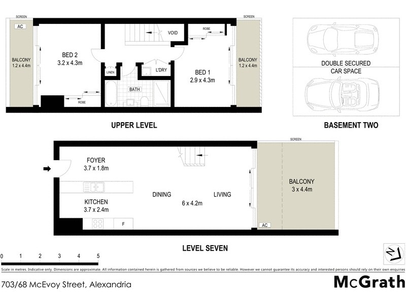 M703/68 McEvoy Street, Alexandria NSW 2015 Floorplan