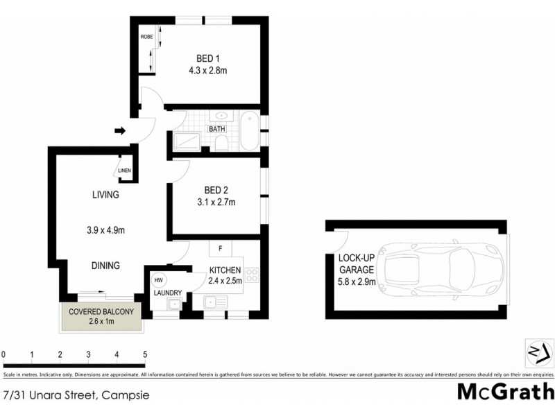 7/31 Unara Street, Campsie NSW 2194 Floorplan