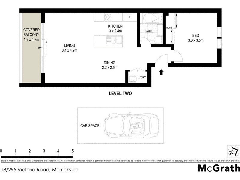 18/295 Victoria Road, Marrickville NSW 2204 Floorplan