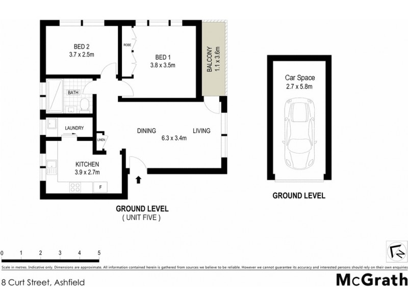 5/8 Curt Street, Ashfield NSW 2131 Floorplan