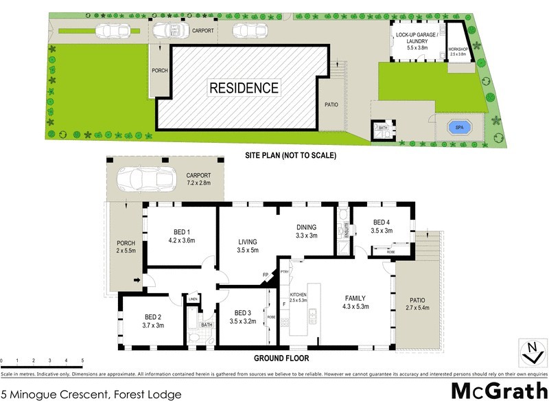 5 Minogue Crescent, Forest Lodge NSW 2037 Floorplan