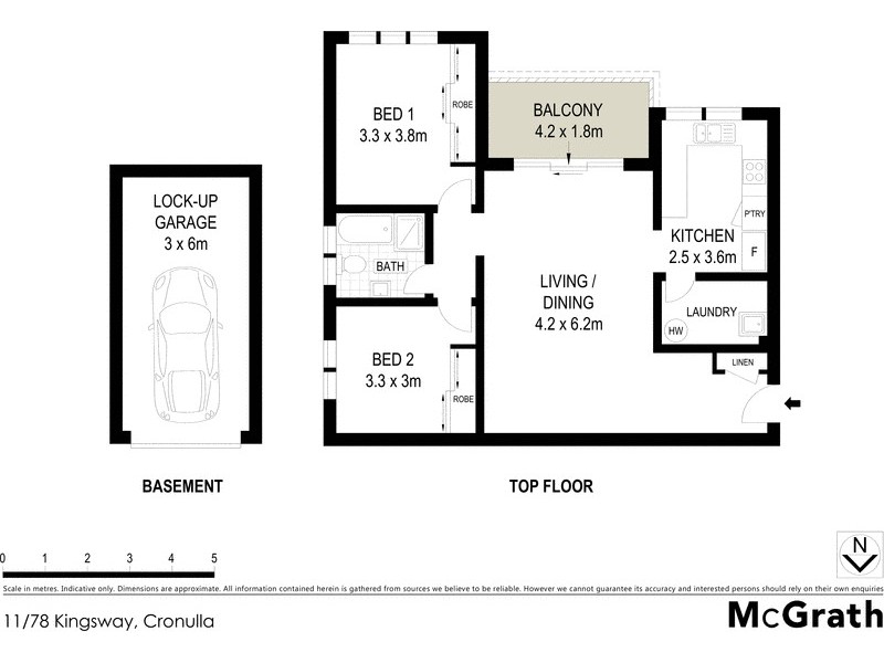 11/78 Kingsway, Cronulla NSW 2230 Floorplan