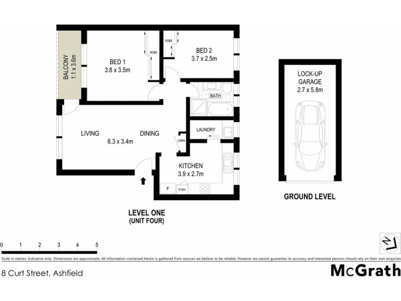 4/8 Curt Street, Ashfield NSW 2131 Floorplan
