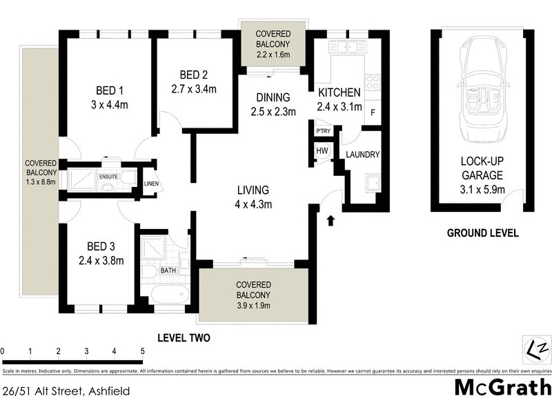 26/51 Alt Street, Ashfield NSW 2131 Floorplan