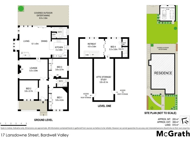 17 Lansdowne Street, Bardwell Valley NSW 2207 Floorplan