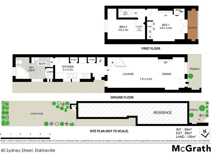 40 Sydney Street, Erskineville NSW 2043 Floorplan