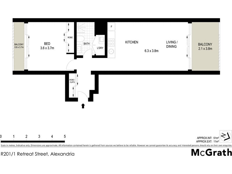 R201/1 Retreat Street, Alexandria NSW 2015 Floorplan