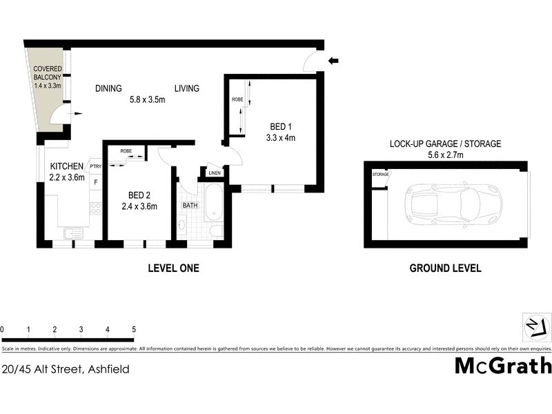 20/45 Alt Street, Ashfield NSW 2131 Floorplan