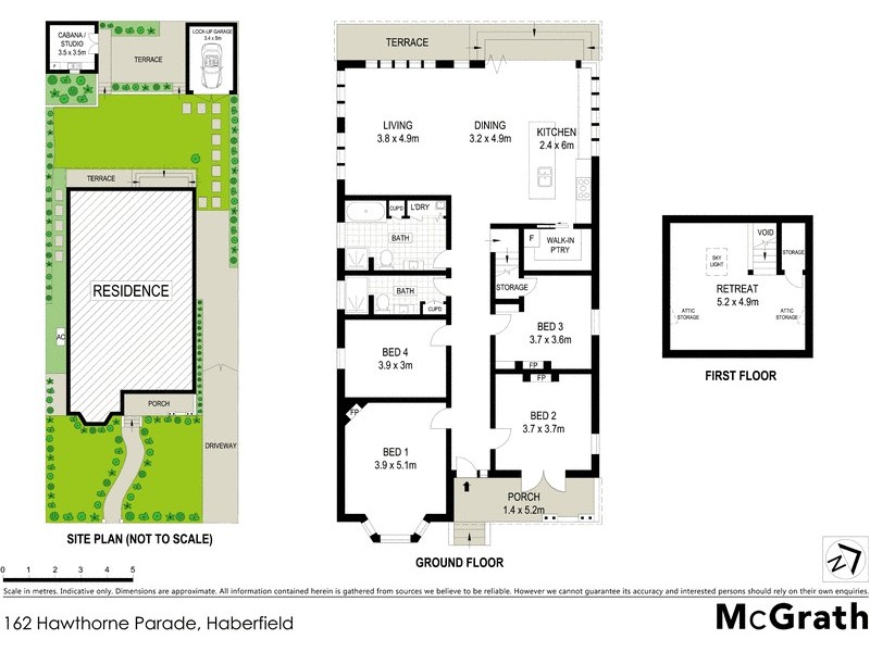 162 Hawthorne Parade, Haberfield NSW 2045 Floorplan