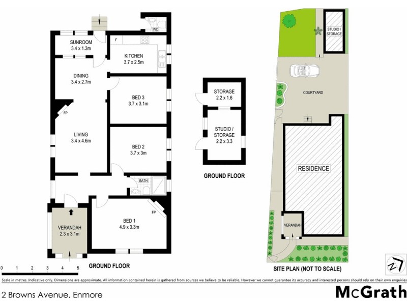2 Browns Avenue, Enmore NSW 2042 Floorplan