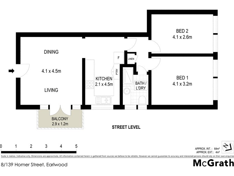 8/139 Homer Street, Earlwood NSW 2206 Floorplan
