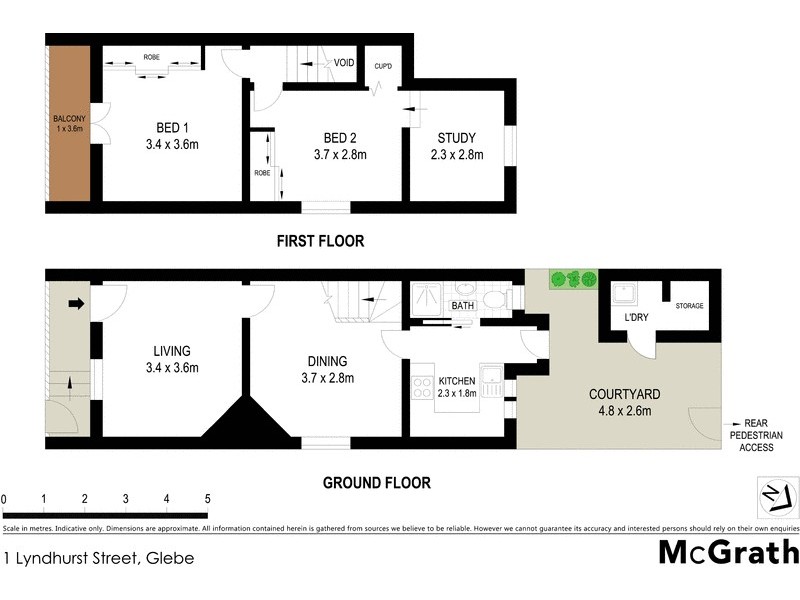 1 Lyndhurst Street, Glebe NSW 2037 Floorplan