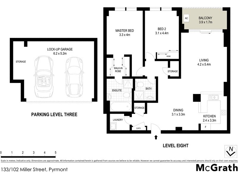 133/102 Miller Street, Pyrmont NSW 2009 Floorplan