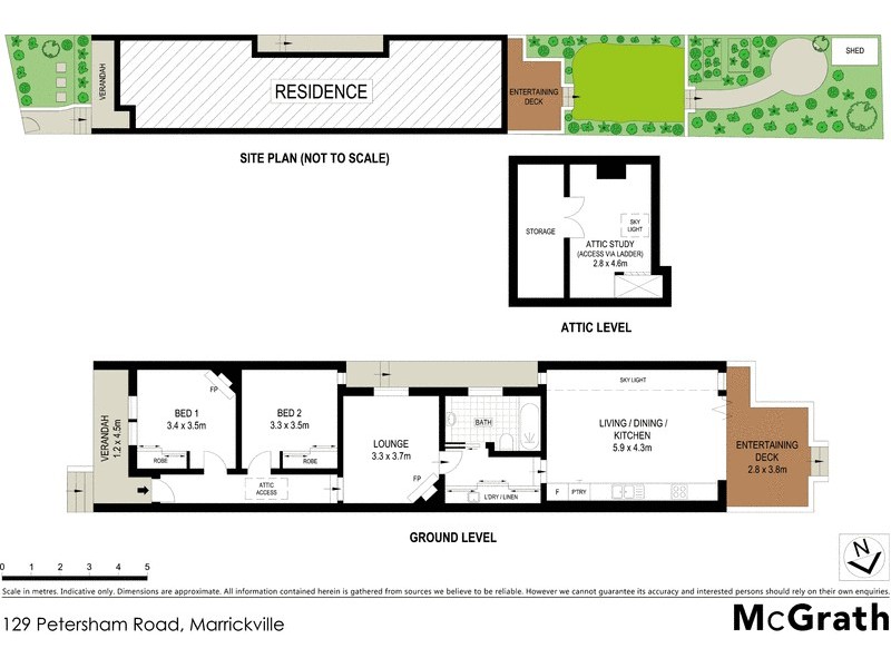 129 Petersham Road, Marrickville NSW 2204 Floorplan