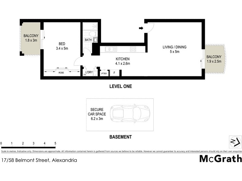 17/58 Belmont Street, Alexandria NSW 2015 Floorplan