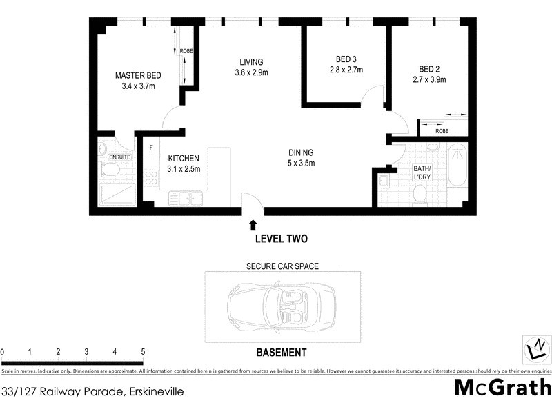 33/127 Railway Parade, Erskineville NSW 2043 Floorplan