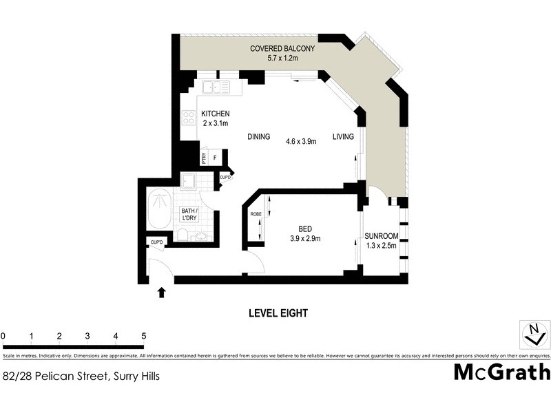 82/28 Pelican Street, Surry Hills NSW 2010 Floorplan