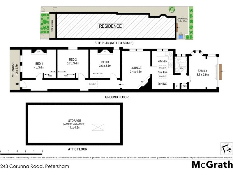 243 Corunna Road, Petersham NSW 2049 Floorplan