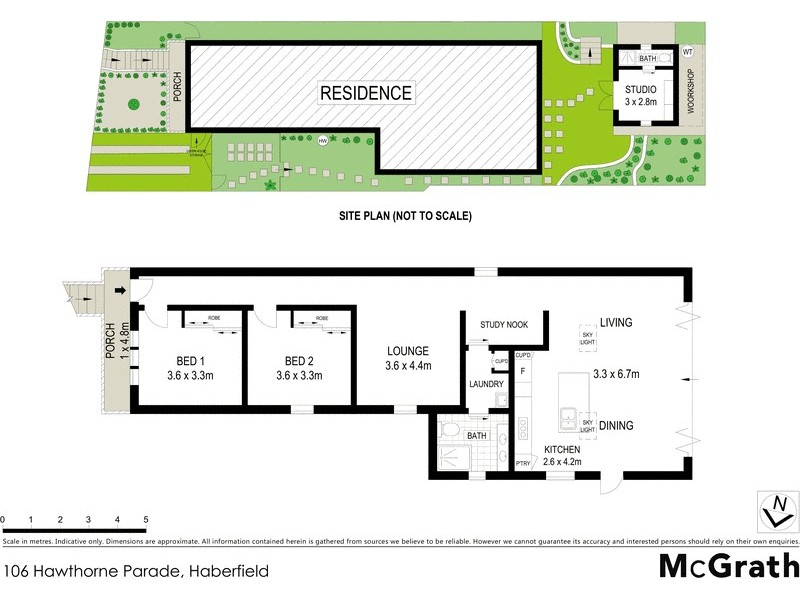 106 Hawthorne Parade, Haberfield NSW 2045 Floorplan
