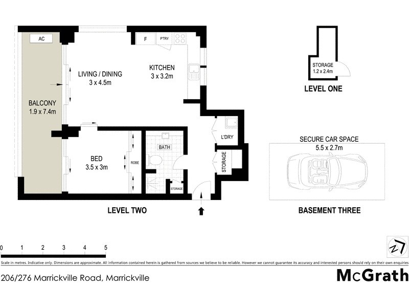 206/276 Marrickville Road, Marrickville NSW 2204 Floorplan