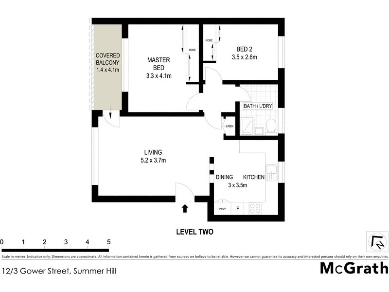 12/3 Gower Street, Summer Hill NSW 2130 Floorplan