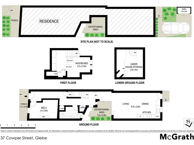 37 Cowper Street, Glebe NSW 2037 Floorplan