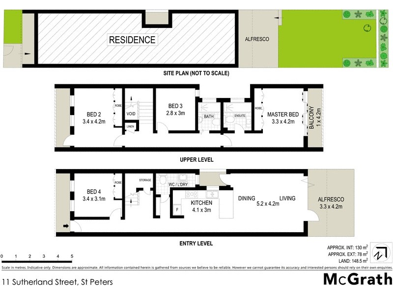 11 Sutherland Street, St Peters NSW 2044 Floorplan