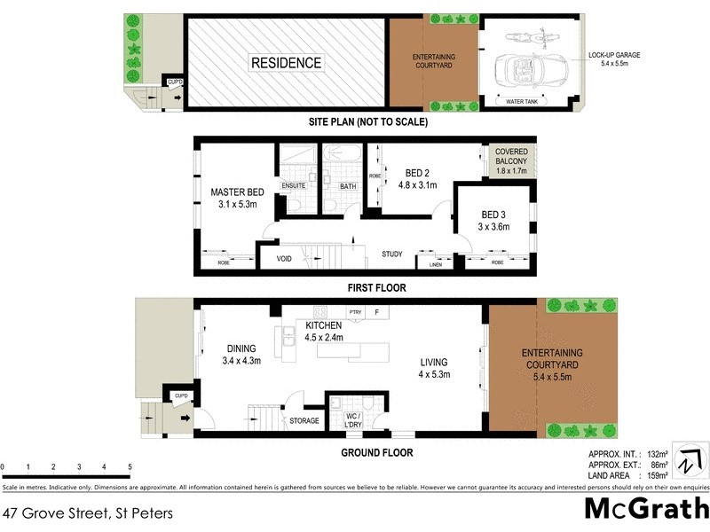 47 Grove Street, St Peters NSW 2044 Floorplan