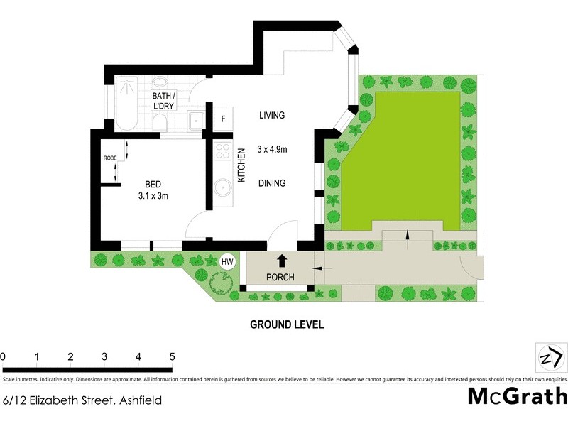6/12 Elizabeth Street, Ashfield NSW 2131 Floorplan
