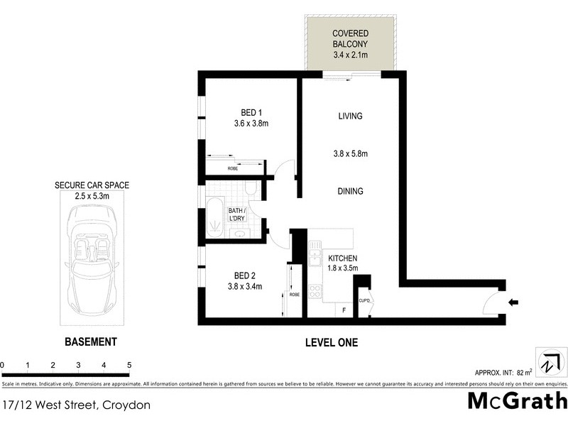 17/12 West Street, Croydon NSW 2132 Floorplan