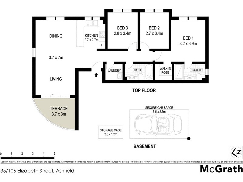 35/106 Elizabeth Street, Ashfield NSW 2131 Floorplan
