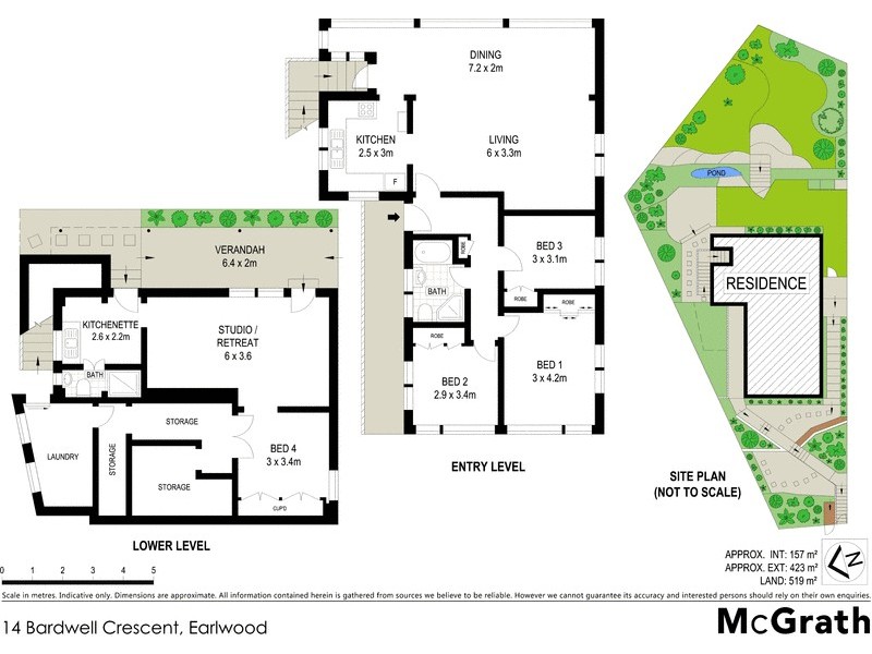 14 Bardwell Crescent, Earlwood NSW 2206 Floorplan