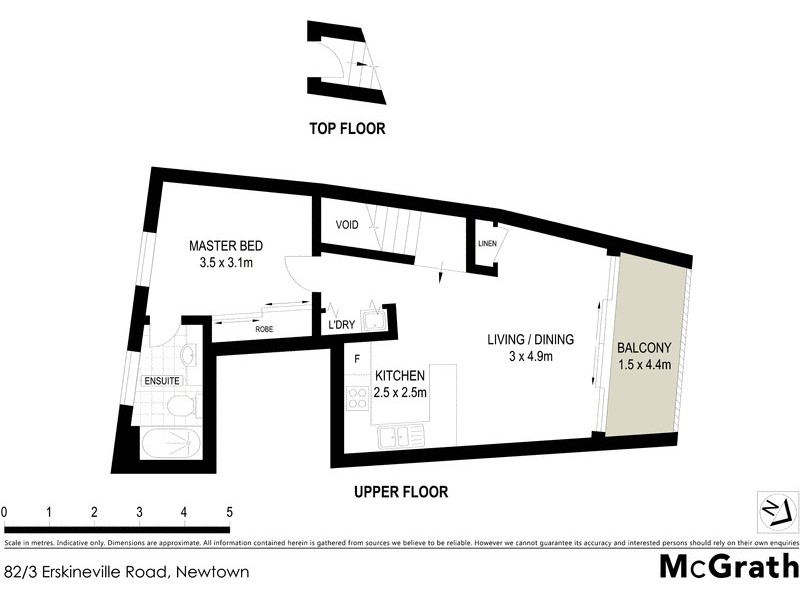 82/3 Erskineville Road, Newtown NSW 2042 Floorplan