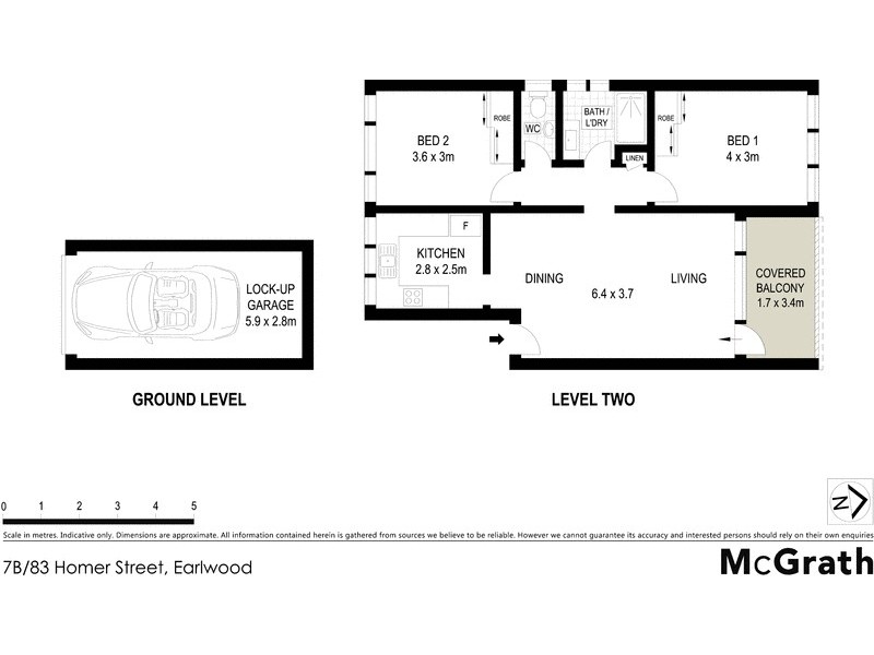 7B/83 Homer Street, Earlwood NSW 2206 Floorplan