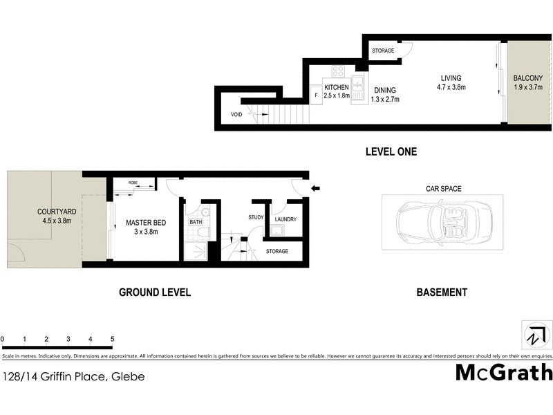 128/14 Griffin Place, Glebe NSW 2037 Floorplan