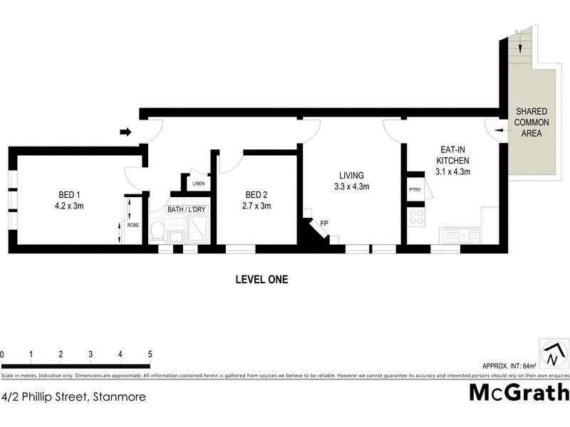 4/2 Phillip Street, Stanmore NSW 2048 Floorplan
