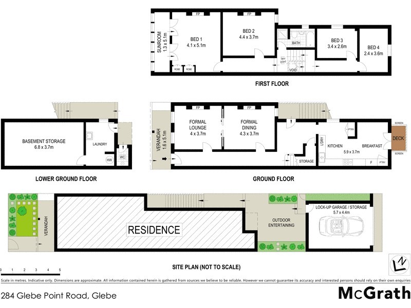 284 Glebe Point Road, Glebe NSW 2037 Floorplan