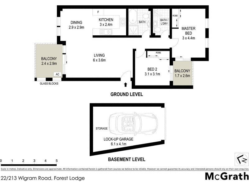22/213 Wigram Road, Forest Lodge NSW 2037 Floorplan
