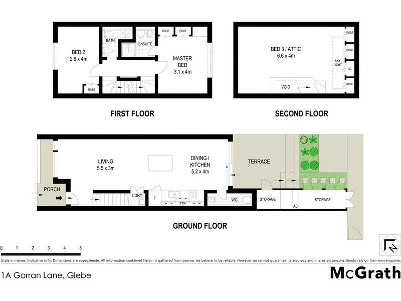 1A Garran Lane, Glebe NSW 2037 Floorplan