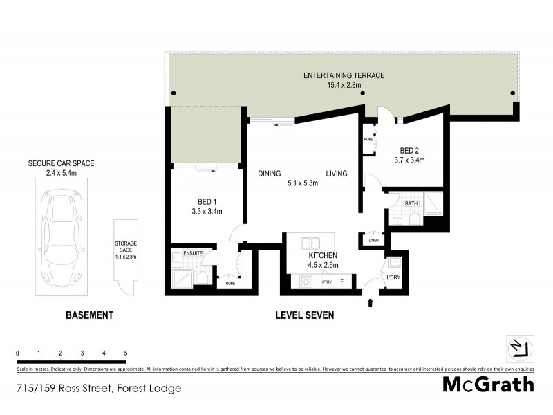 715/159 Ross Street, Forest Lodge NSW 2037 Floorplan