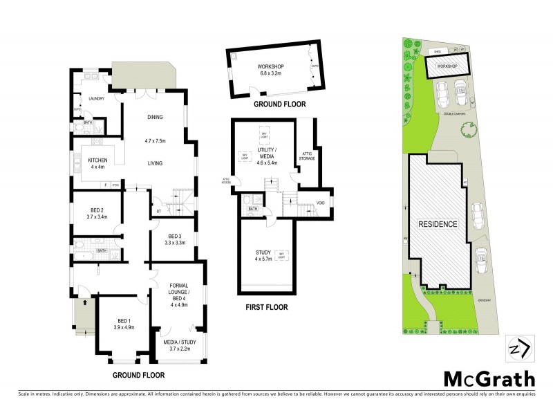 104 Kingston Street, Haberfield NSW 2045 Floorplan