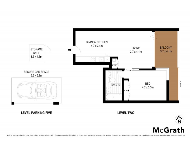 206/1 Sterling Circuit, Camperdown NSW 2050 Floorplan