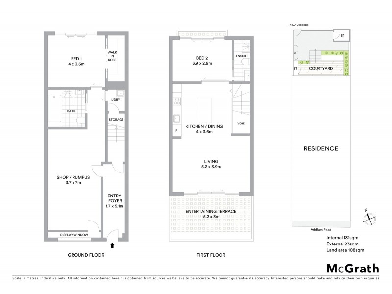 13 Addison Road, Marrickville NSW 2204 Floorplan