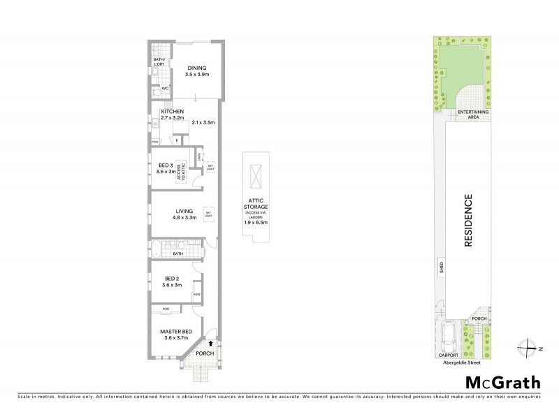 53 Abergeldie Street, Dulwich Hill NSW 2203 Floorplan