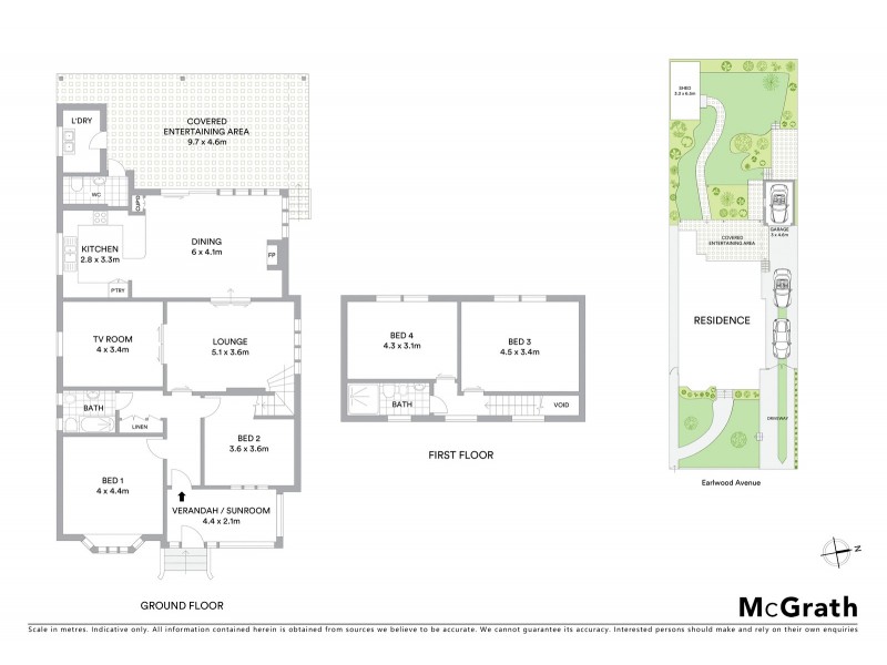 3 Earlwood Avenue, Earlwood NSW 2206 Floorplan