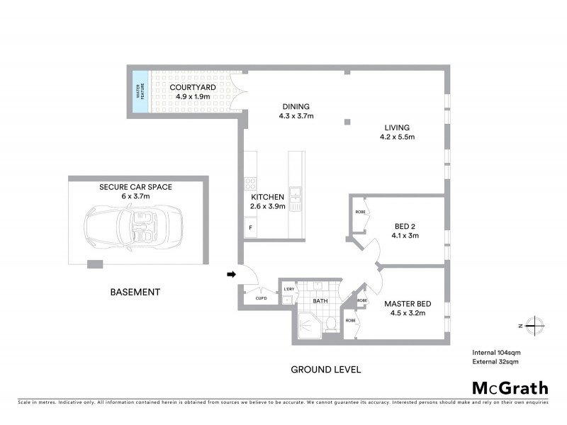 3/1 Hubert Street, Leichhardt NSW 2040 Floorplan