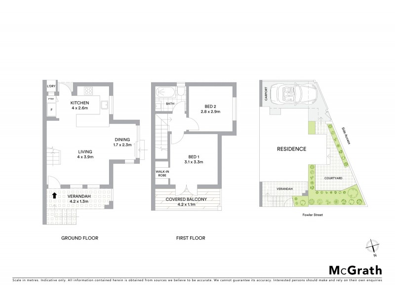 1 Fowler Street, Leichhardt NSW 2040 Floorplan