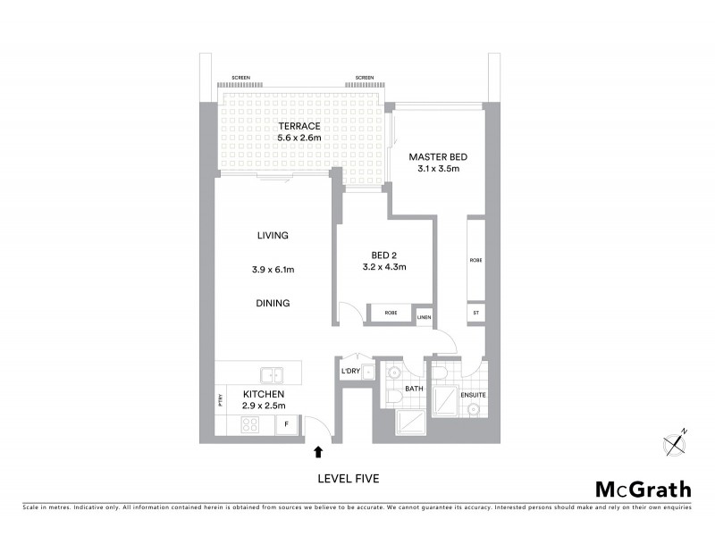 502/1 Cullen Close, Forest Lodge NSW 2037 Floorplan